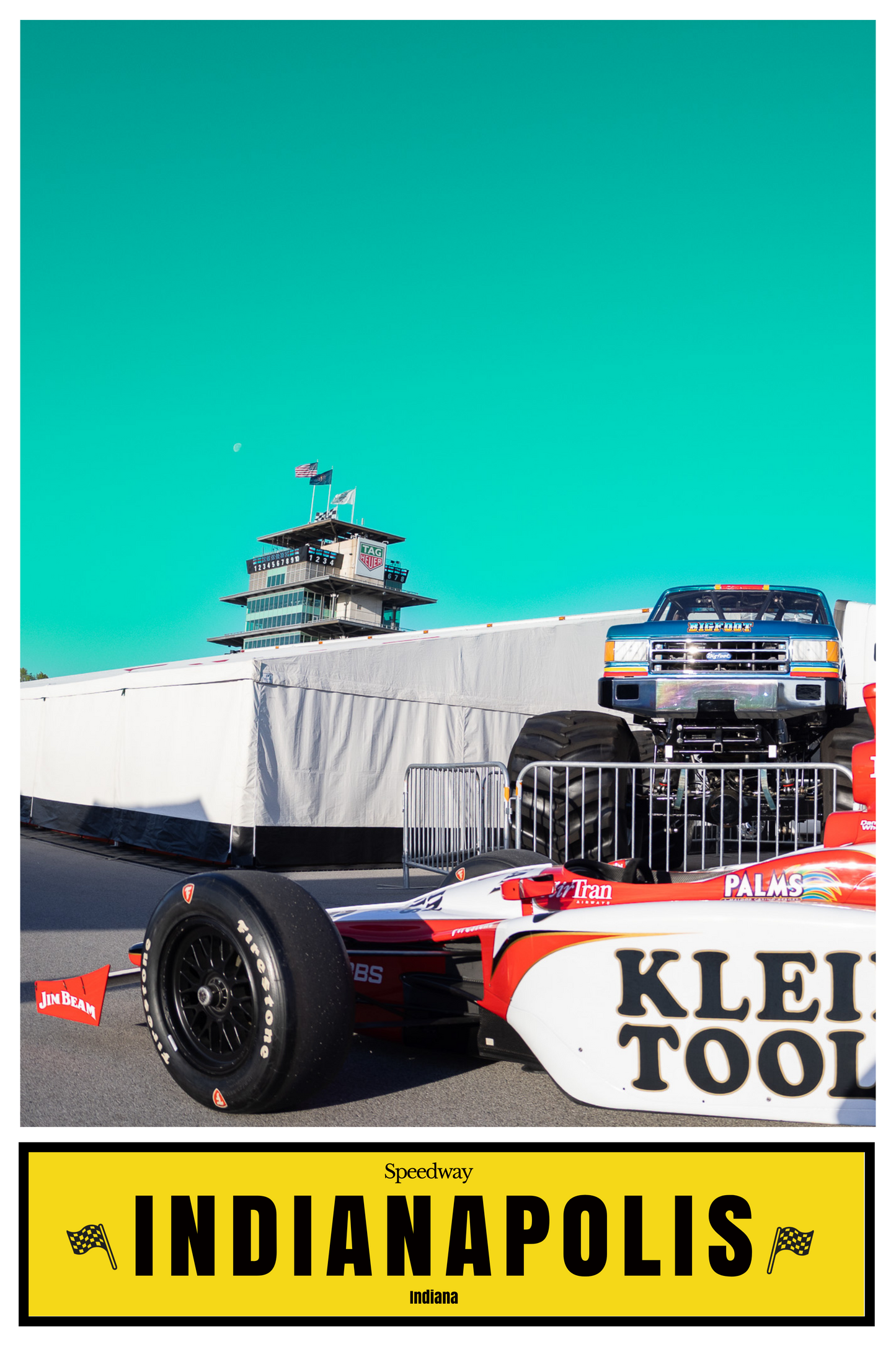 Indy 500 Bigfoot Tools Street Photography Print