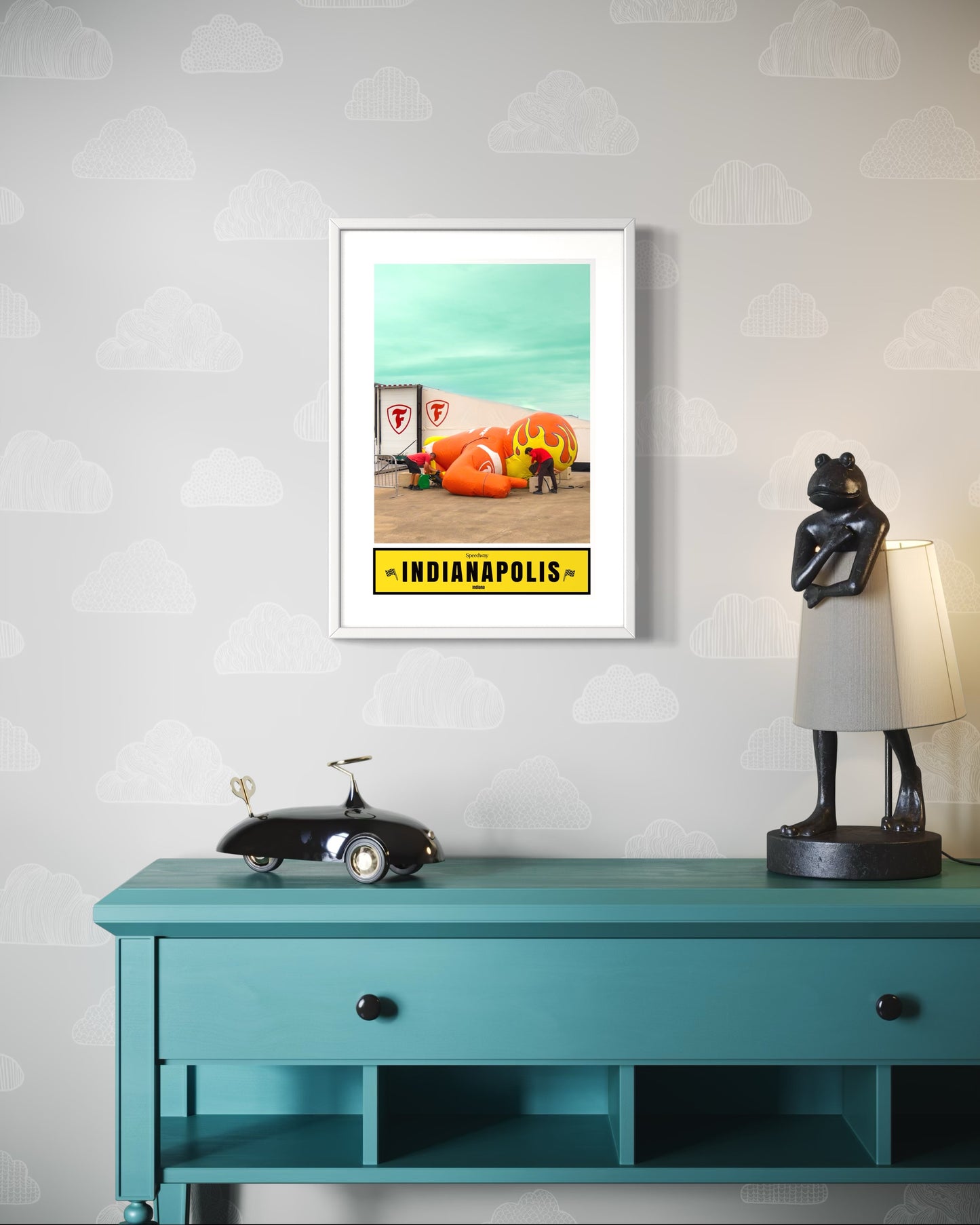 Indy 500 Firestone Deflated Street Photography Print