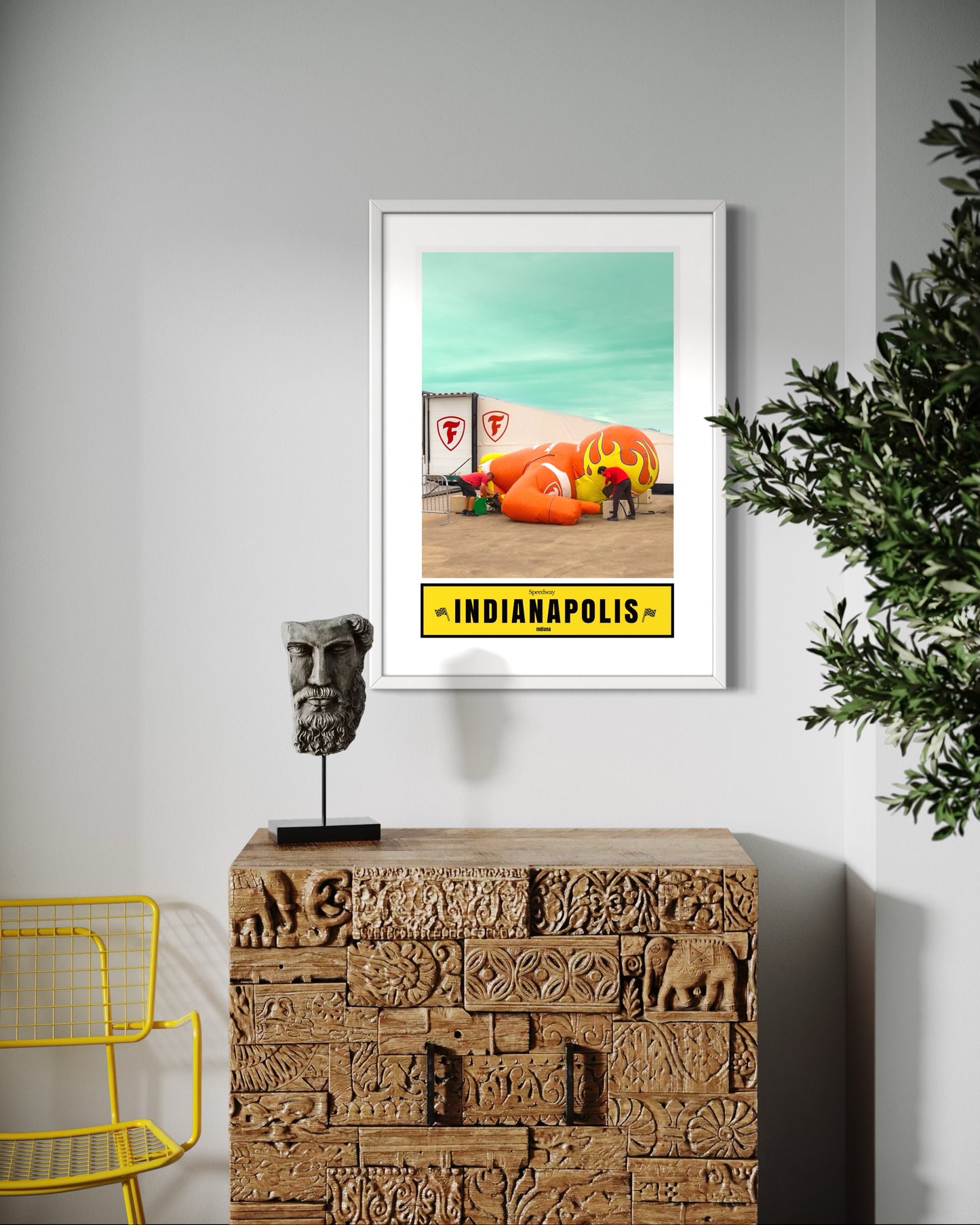Indy 500 Firestone Deflated Street Photography Print