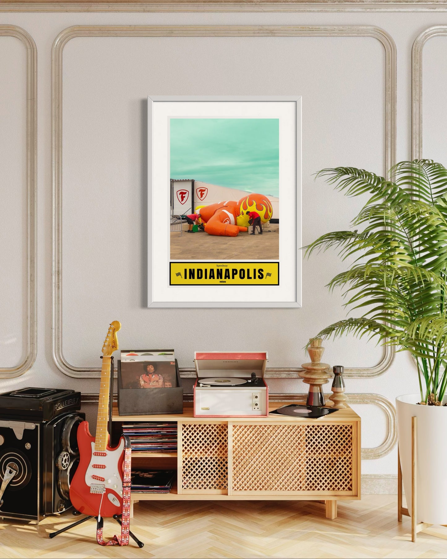 Indy 500 Firestone Deflated Street Photography Print